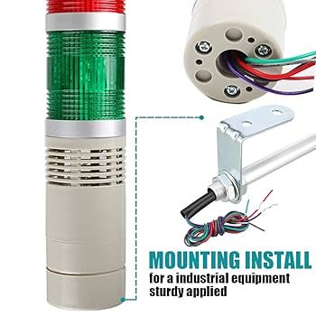 Amazon.com: LUBAN Industrial 1-Layer Stack LED Warning Light
